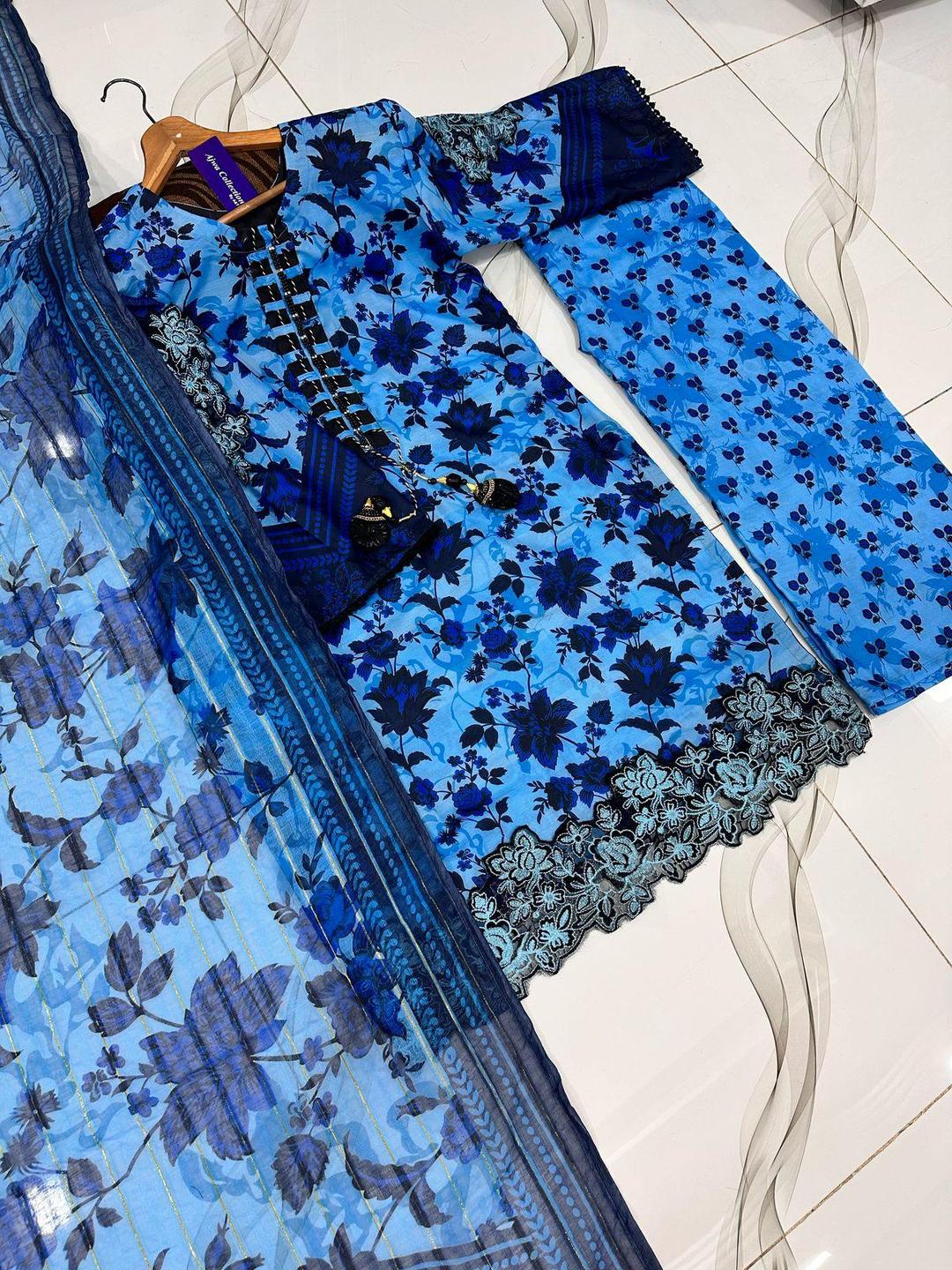 *Product Name*: 3 Pcs Women's Stitched Printed Suit