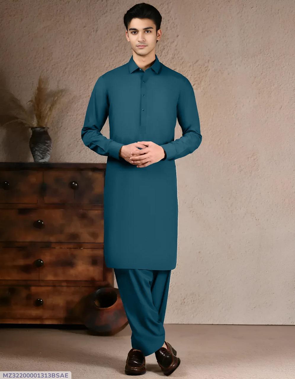 Men’s Unstitched Soft Cotton Plain Suit