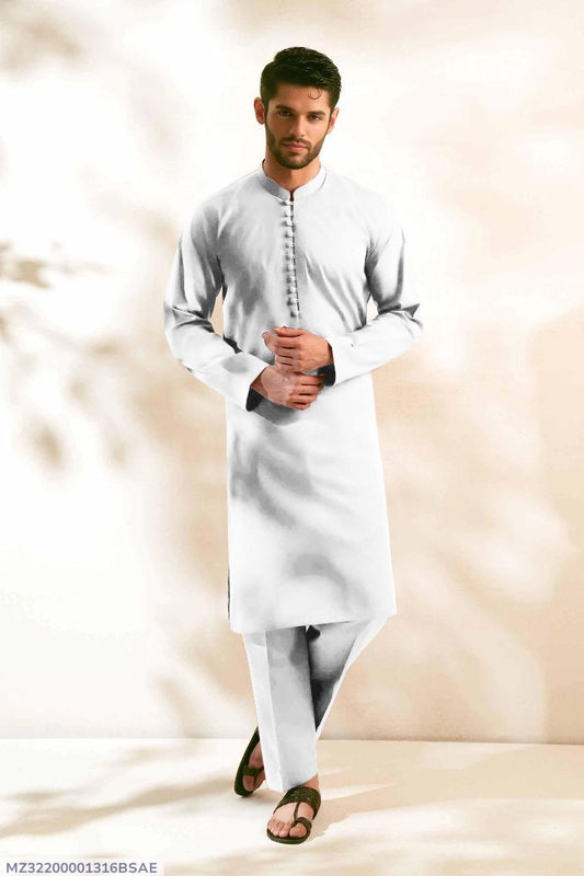 Men’s Unstitched Soft Cotton Plain Suit